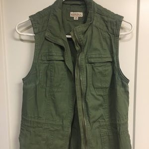 Army green vest